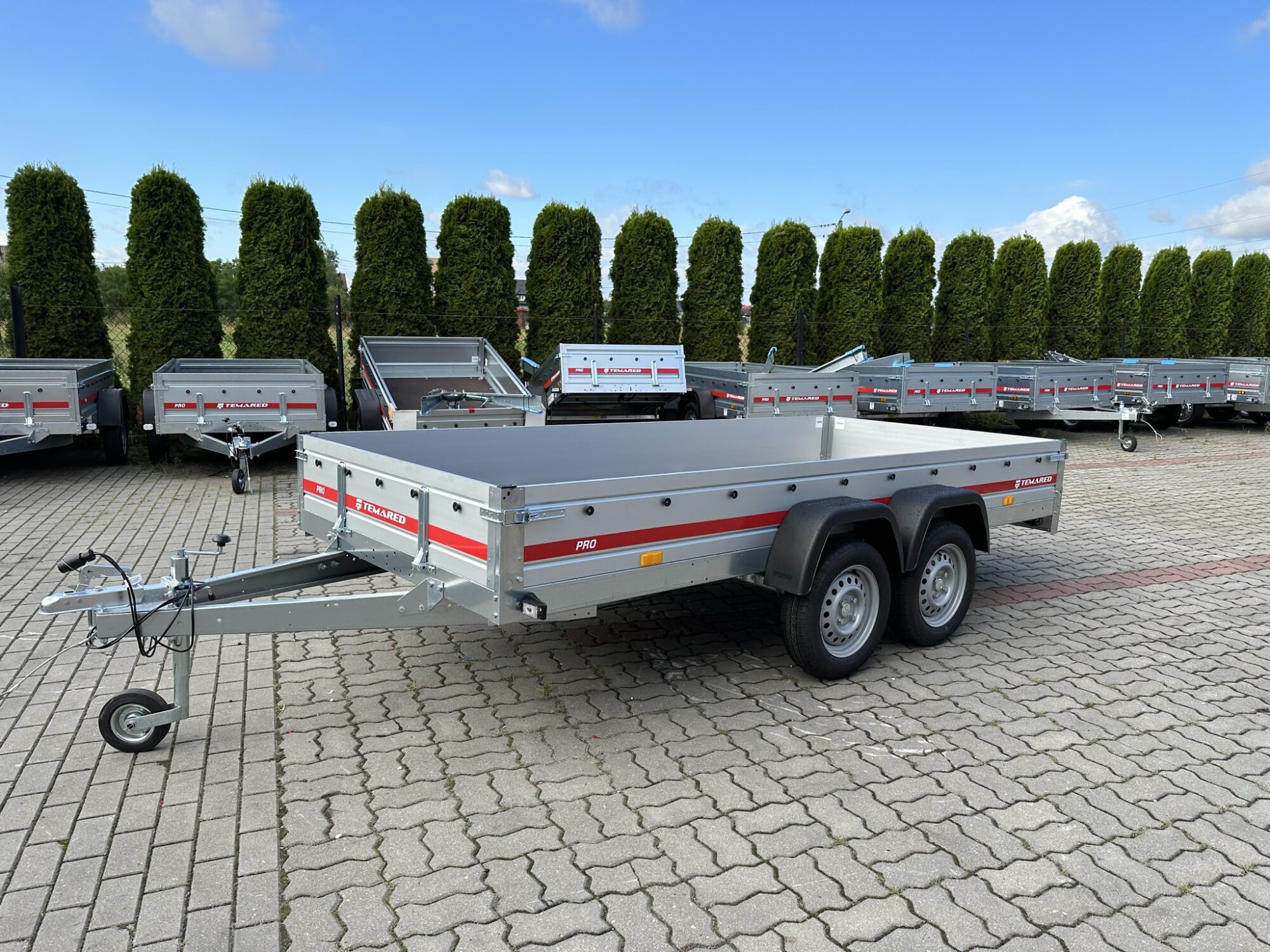 Przyczepa Temared PRO 3515/2 ALU o DMC 750KG