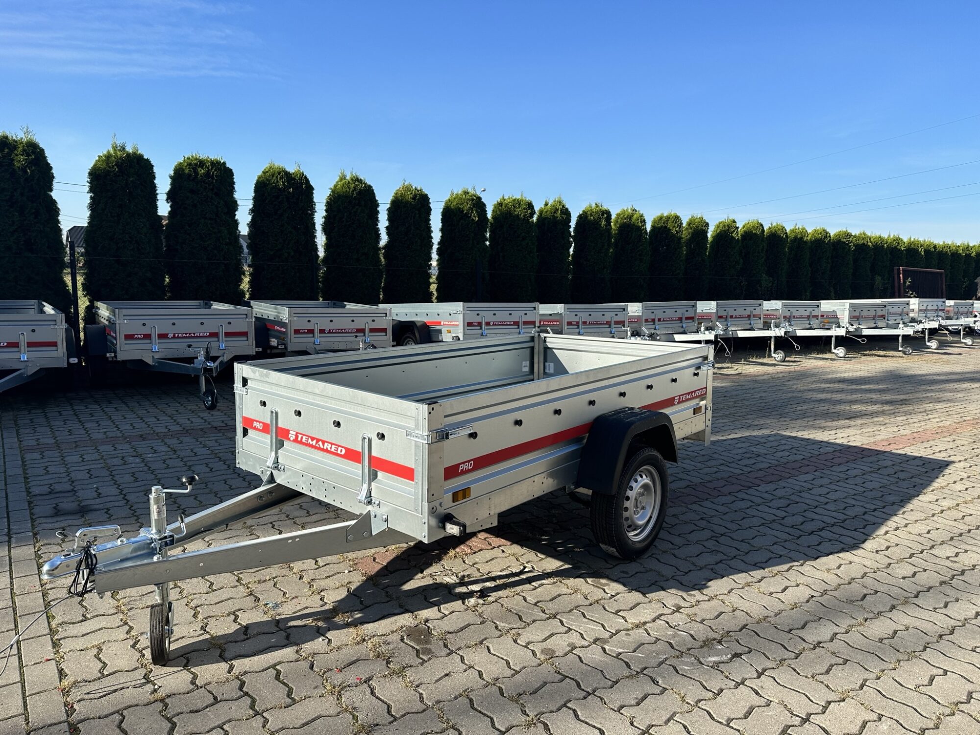 Przyczepa Temared PRO 2312/R Resorowana o DMC 750KG