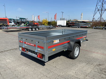 Przyczepa Temared Pro 2612/R resorowana o DMC 750kg