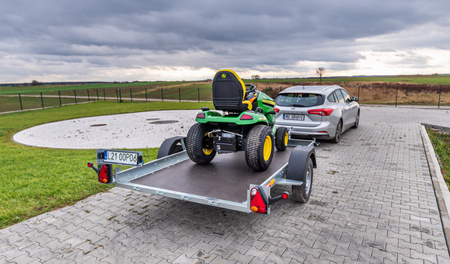 Przyczepa Temared Multitransporter 3016 do przewozu quadów i motocykli o DMC 750KG