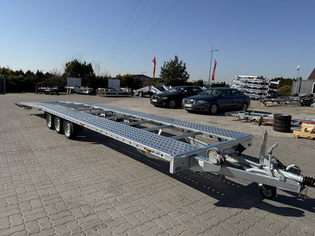 Laweta trzyosiowa TEMARED CAR 8521/3 S 3.5T z Lohrami aluminiowymi DMC 3500kg na 2 auta