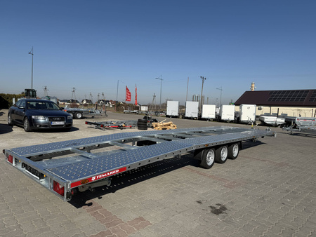Laweta trzyosiowa TEMARED CAR 8521/3 S 3.5T z Lohrami aluminiowymi DMC 3500kg na 2 auta