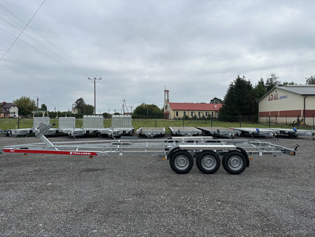 Przyczepa podłodziowa 925x253 TEMARED B35/3  DMC:3.5T POSZERZANA! ŁÓDŹ,JACHT