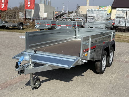 Przyczepa Temared Pro 2612/2 dwuosiowa o DMC 750kg
