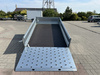 Przyczepka samochodowa uchylna z trapem najazdowym TEMARED PRAKTI 2615 o DMC 750kg