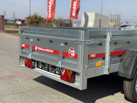 Przyczepa Temared Pro 2612/2 dwuosiowa o DMC 750kg