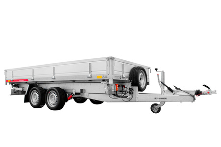Przyczepa dwuosiowa kipprowana Temared Tipper 3617/2 z pompą elektryczną o DMC 3500 kg