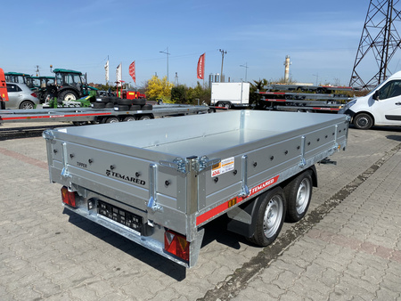Przyczepa dwuosiowa kipprowana Temared Tipper 3015/2 z pompą elektryczną o DMC 2700 kg