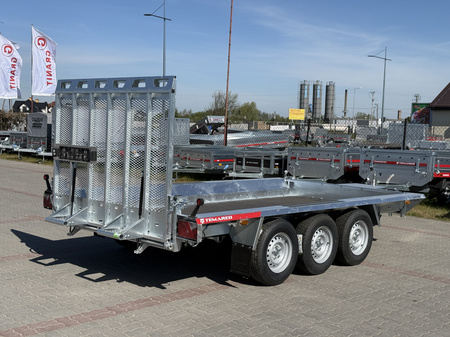 Przyczepa do przewozu sprzętu budowlanego Temared Builder 4018/3 o DMC 3500kg
