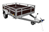 Przyczepa samochodowa Temared Wood 2312 z burtami sklejkowymi o DMC 750kg