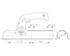 Zaczep kulowy Winterhoff WW 8-C 800 kg rura 70