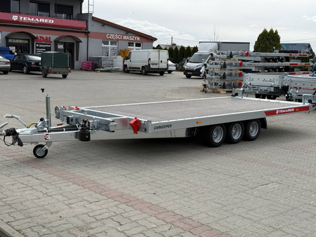 Laweta Temared Carkeeper 4820/3  trzyosiowa o DMC 3500kg uchylna hydraulicznie