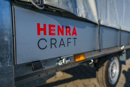 Przyczepa HENRA Craft Trailer 255x150x160 DMC750kg + stelaż z plandeką