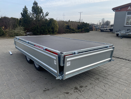 Przyczepa dwuosiowa Temared Transporter 3015/2 o DMC 750kg