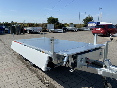 Przyczepa dwuosiowa kipprowana Temared Tipper 3015/2 z pompą elektryczną o DMC 2700 kg