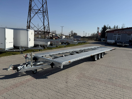 Laweta trzyosiowa TEMARED CAR 8521/3 S 3.5T z Lohrami aluminiowymi DMC 3500kg na 2 auta PROSTA