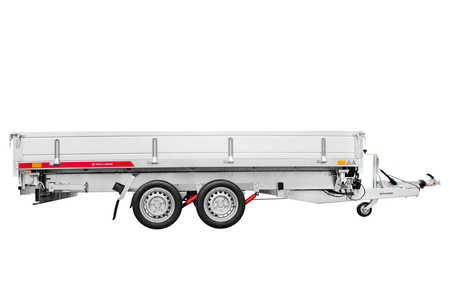 Przyczepa dwuosiowa kipprowana Temared Tipper 3617/2 z pompą elektryczną o DMC 3500 kg