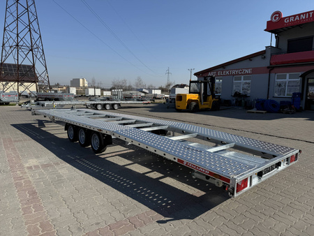 Laweta trzyosiowa TEMARED CAR 8521/3 S 3.5T z Lohrami aluminiowymi DMC 3500kg na 2 auta