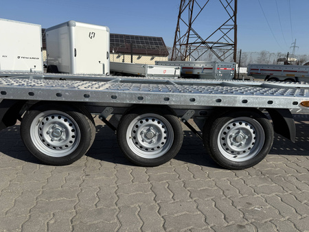 Laweta trzyosiowa TEMARED CAR 8521/3 S 3.5T z Lohrami aluminiowymi DMC 3500kg na 2 auta PROSTA