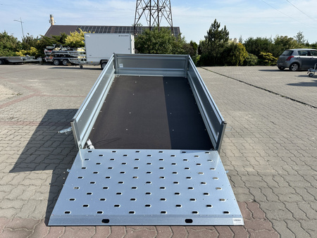 [TEST] Przyczepka samochodowa uchylna z trapem najazdowym TEMARED PRAKTI 2615 o DMC 750kg