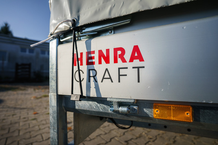 Przyczepa HENRA Craft Trailer 255x150x160 DMC750kg + stelaż z plandeką