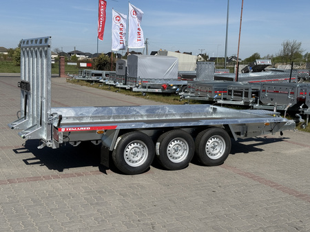 Przyczepa do przewozu sprzętu budowlanego Temared Builder 4018/3 o DMC 3500kg