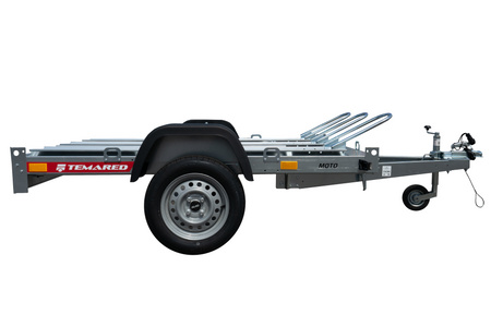 MOTO 3 Temared przyczepa do przewozu motocykli resorowana o DMC 750kg