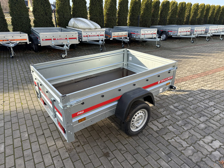 Przyczepa jednosiowa Temared Pro 2012 o DMC 750kg