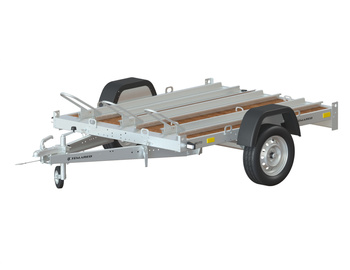 MOTO 3 Temared przyczepa do przewozu motocykli resorowana o DMC 750kg